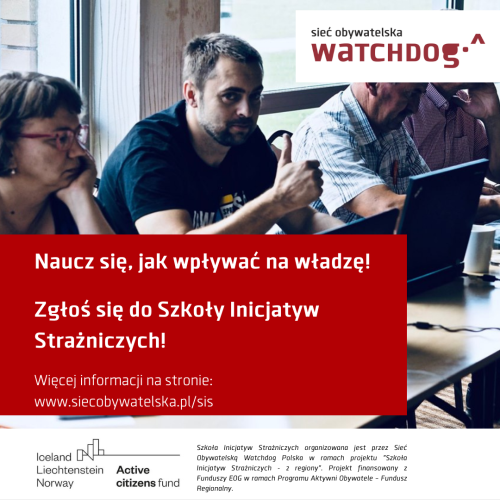 Informacja o rekrutacji do Szkoły Inicjatyw Strażniczych